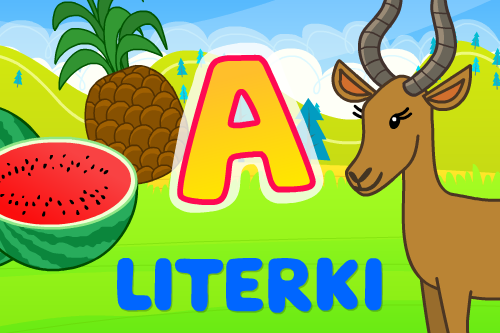 Bajki edukacyjne dla dzieci - litera a