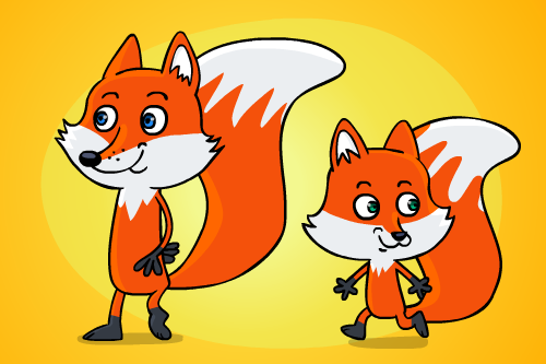 Piosenki dla dzieci Idą Lisy Dwa